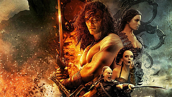 Jason Momoa, Sword-wielding warrior, Heroes of the film, Conan the Barbarian HD wallpaper
