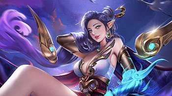 Fantasy girl, blue, frumusete, girl, linh phuong, fantasy HD wallpaper