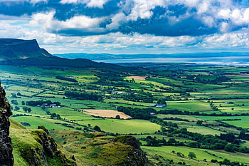 Binevenagh, Irish Countryside HD wallpaper