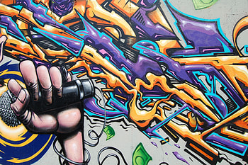 Art, Hand, Graffiti, Street Art, Micro HD wallpaper