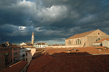 Venice, Rooftop HD wallpaper