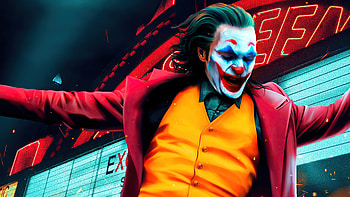 Joker, Joaquin Phoenix dancing, Captivating portrayal, Emotionally charged HD wallpaper