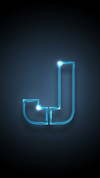 J Letter, Blue, locket HD phone wallpaper