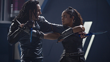 Tessa Thompson, Thor Ragnarok, Tom Hiddleston, Marvel movie HD wallpaper