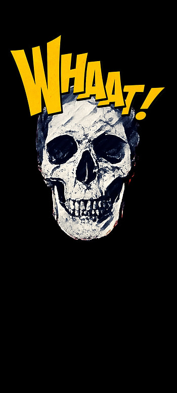 retro skull, skeleton, Halloween HD phone wallpaper