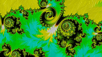 Trippy Psychedelic Fractal, trippy, psychedelic, trance, green, yellow, Abstract, fractal, abstract green HD wallpaper