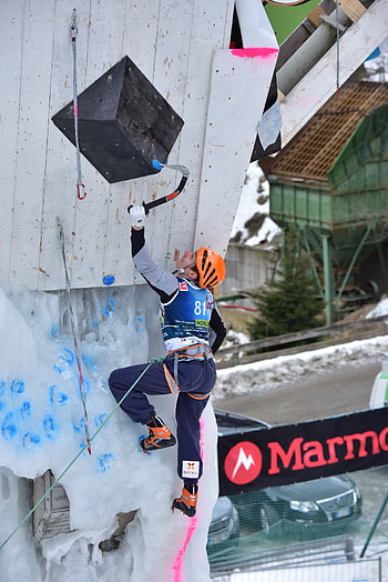 Kevin Hauser, Ice Climbing HD phone wallpaper