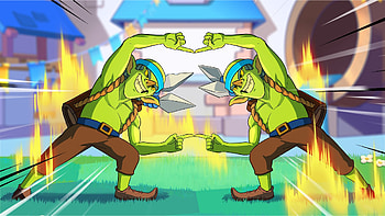 Supercell Clash Royale: Mirror Goblin Duel —, mobile game, supercell, Clash Royale, goblin HD wallpaper
