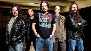 Preview dream theater, band, jackets, basement, glasses HD wallpaper