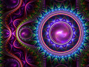 Oracul, colors, fractal HD wallpaper