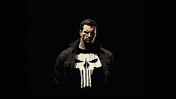 Punisher Dark Minimal , punisher, superheroes, dark, black, minimalism, minimalist, artist, artwork, digital-art HD wallpaper