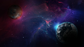 Space planet , KDE store, Celestial beauty, Digital artwork HD wallpaper