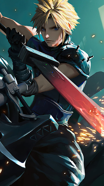 sword, Cloud Strife, Final Fantasy, video game, Final Fantasy VII Remake HD phone wallpaper