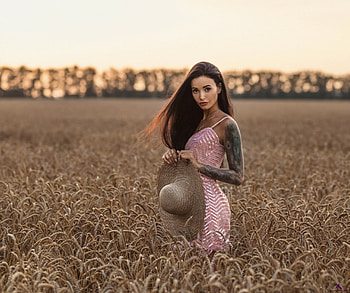 Anna-Sakharova, Model, cowgirl, Sakharova, Anna HD wallpaper