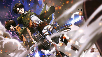 Eren Yeager, Levi Ackerman HD wallpaper