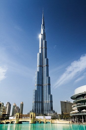 Burj Khalifa, United Arab Emirates HD phone wallpaper