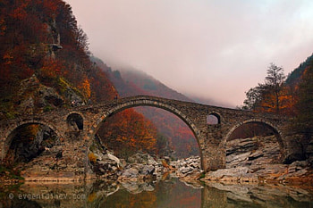 Bulgaria, river, autumn, mountain HD wallpaper