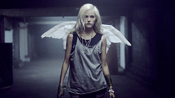 Cupid, wings, isabel lucas, give me love, beautiful, people, actresses, celebrity, australian, models HD wallpaper