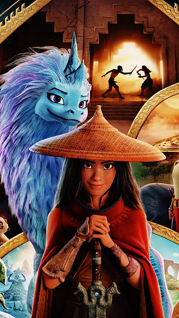 Raya and Last Dragon, art, graph, Disney HD phone wallpaper