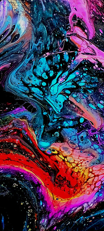 Nebula flow, magenta, art, neon, acrylic, bright, abstract, pour_painting, fluorescent HD phone wallpaper