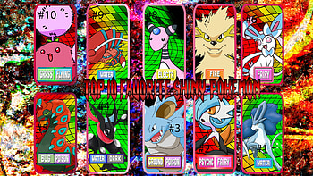 ... Top 10 Favorite Shiny Pokemon (Remade) by Randompeak HD wallpaper