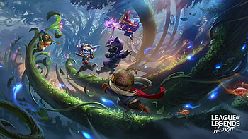 Corki Kennen Lulu Teemo Tristana League of Legends Wild Rift HD wallpaper