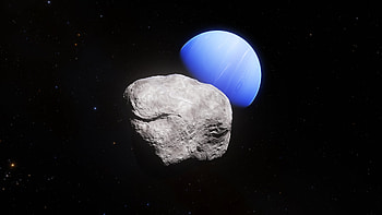Neptune Moon Hippocamp HD wallpaper