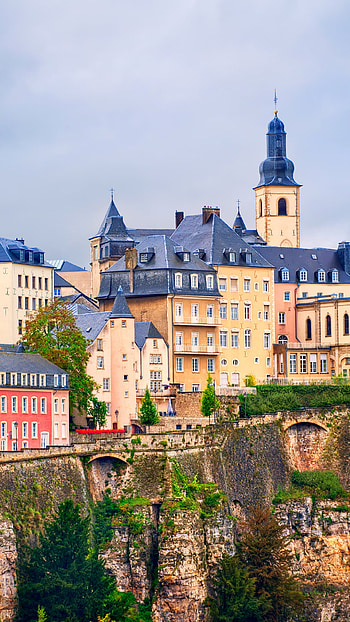 Luxembourg, Travels, Luxembourg City, Houses HD phone wallpaper