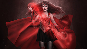 Scarlet Witch Comic X Movie , wanda-vision, scarlet-witch, vision, tv-shows, artstation HD wallpaper