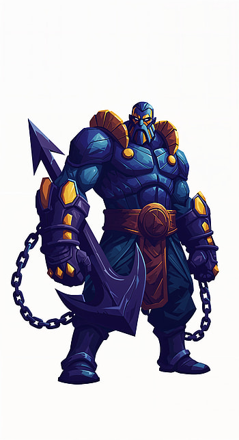 Epic : Bold Warrior Design, fantasy, character design, warrior, monster, illustration, fantasy warrior HD phone wallpaper