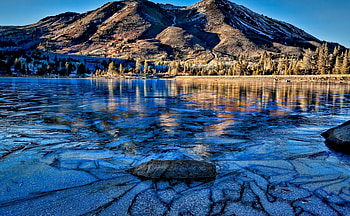 Mountain Lake, Lake, Nature, Sky, Mountain HD wallpaper
