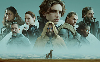Dune, 2021, poster, promo materials, actors, Paul Atreides, Duncan Idaho, Gurney Halleck, Lady Jessica, Timothee Chalamet, Duke Leto Atreides HD wallpaper