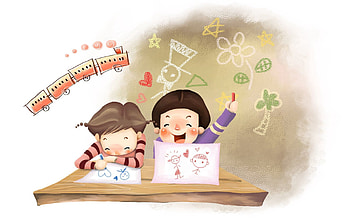Fantasy, Children, Love, , Drawing, Painting, Childhood, Laugh, Laughter HD wallpaper