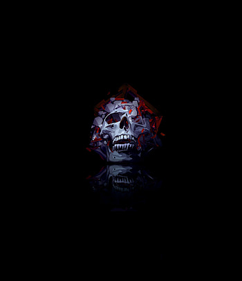 Dark, skull, art HD phone wallpaper