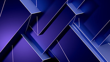 Simple Geometric - 3D - background, bcg, simple, abstract, blue, 3D, minimalist HD wallpaper