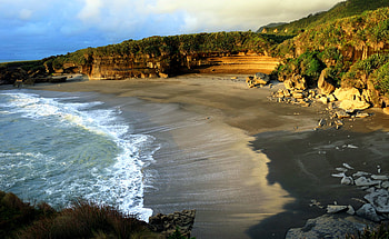Sunrise 0ver Beach, sand, surf, beach, sunrise HD wallpaper