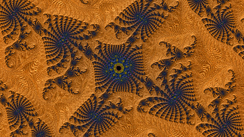 Trippy Psychedelic Fractal, trippy, psychedelic, trance, orange (Color), Abstract, fractal HD wallpaper
