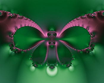 party butterfly, wings, abstract, art, green HD wallpaper