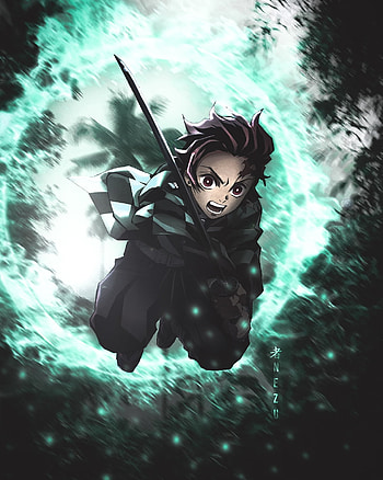 Tanjiro Kamado, No, Yaiba, Kimetsu HD phone wallpaper