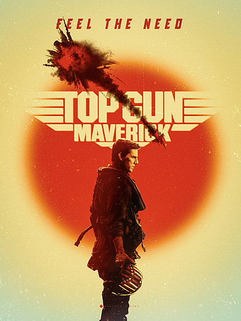 Top Gun Maverick, Poster art, Eye-catching design, Movie promotion HD phone wallpaper
