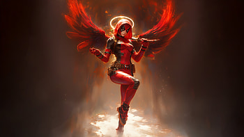 Lady Deadpool Ultimate, deadpool, superheroes, artwork, digital-art, ai HD wallpaper