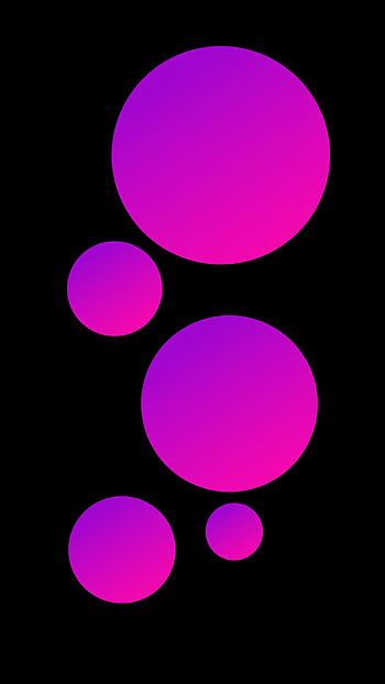 Abstract pink, dark, circle HD phone wallpaper