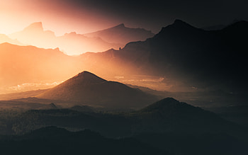 Dreamy Mountains Morning , mountains, morning, nature HD wallpaper