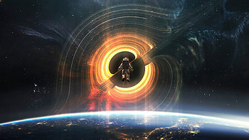 Refraction, astronaut, artist, artwork, digital-art, artstation HD wallpaper