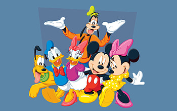 Daisy Duck, Walt Disney, Mickey Mouse, Pluto and Goofy HD wallpaper