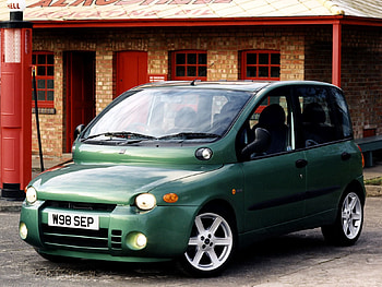 Auto, Fiat, Cars, Building, Front View, Stylish, Abarth, 2000, Multipla HD wallpaper