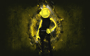 Fortnite Midas Toona Fish Skin, Fortnite, main characters, yellow stone background, Midas Toona Fish, Fortnite skins, Midas Toona Fish Skin, Midas Toona Fish Fortnite, Fortnite characters HD wallpaper