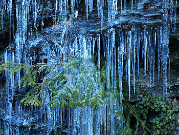 Icicles on-Kissavos For my dear friend Bry ( Bry ), winter, icicles, nature, friend, gift, kissavos HD wallpaper