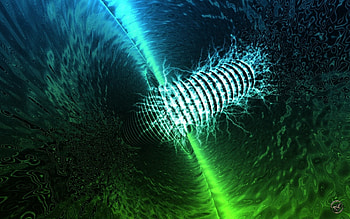 Abstract, Dark, Form, Neon HD wallpaper