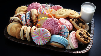Homemade Sugar Cookie Assortment -, food, Sugar Cookie HD wallpaper